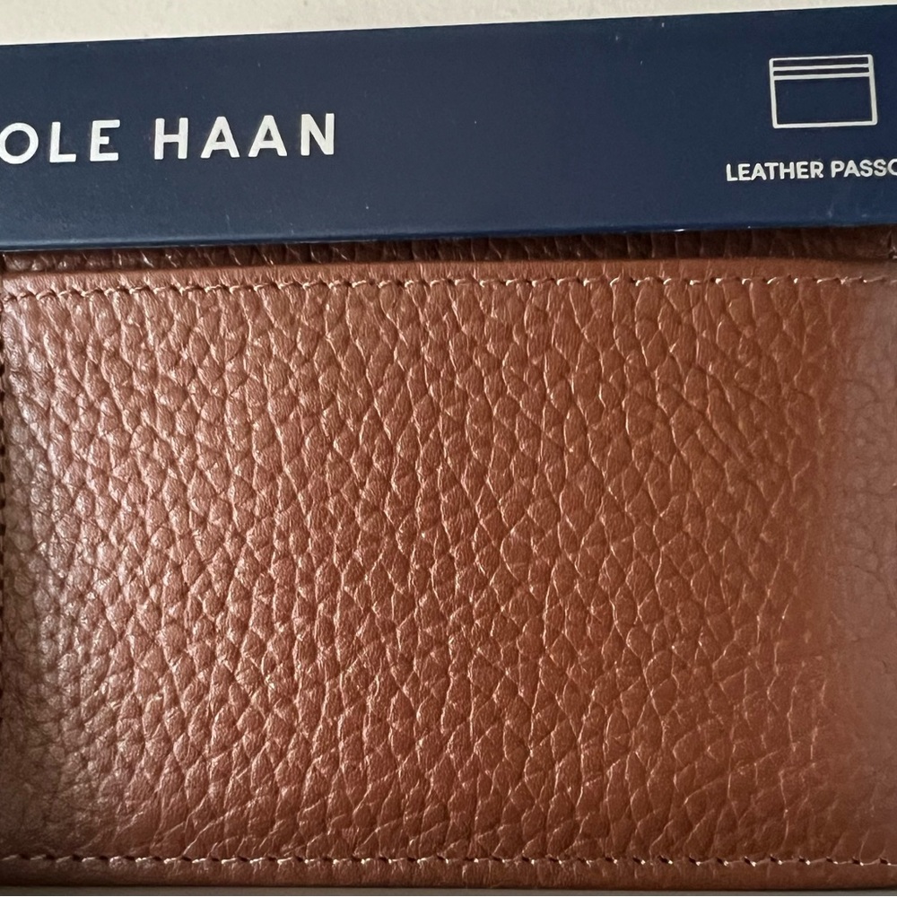 Cole Haan Brown Bifold Leather Wallet